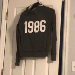 Victoria’s Secret pink zip up gray